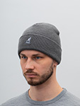 Шапка KANGOL арт. 2978BC Acrylic Cuff Pull-On (темно-серый)